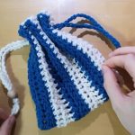 Crochet Drawstring Pouch