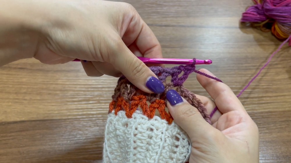 Crochet Wool Beanie Pom Pom