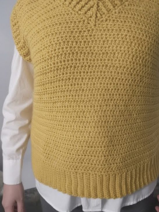 Handmade Crochet Vest Pattern 10