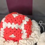 Crochet Granny Ruffle Hat