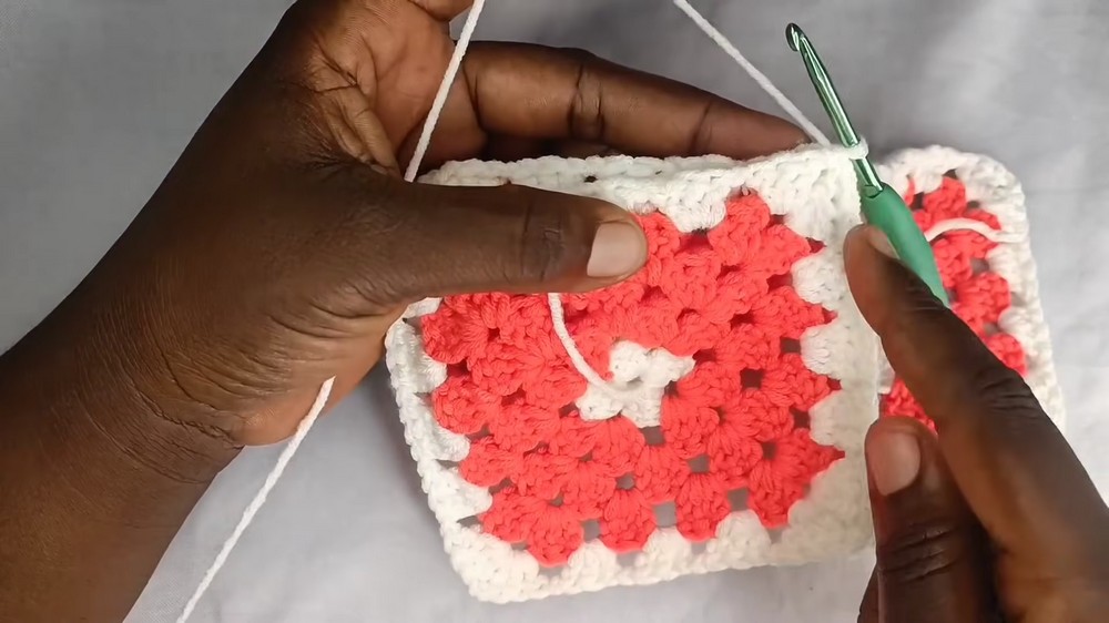 Crochet Granny Ruffle Hat