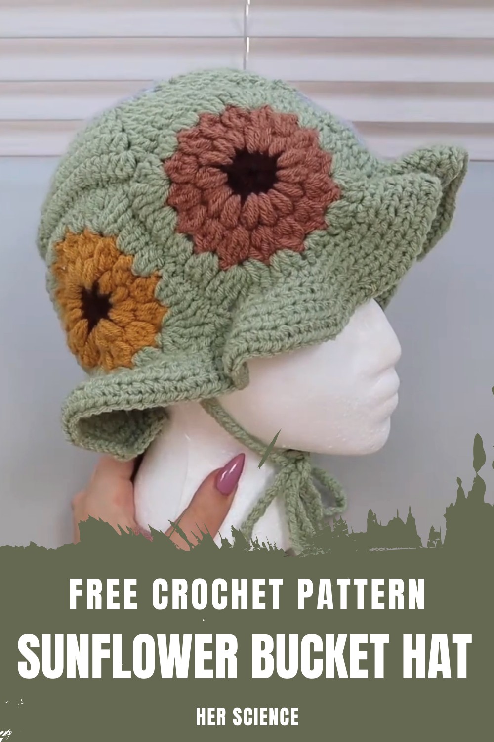 How To Crochet A Sunflower Bucket Hat