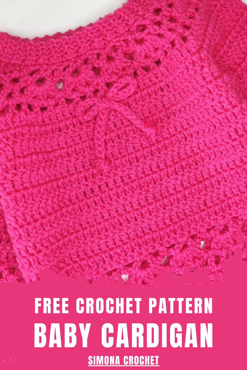 How To Crochet Baby Cardigan