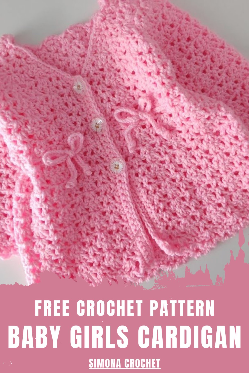 How To Crochet Baby Girls Cardigan
