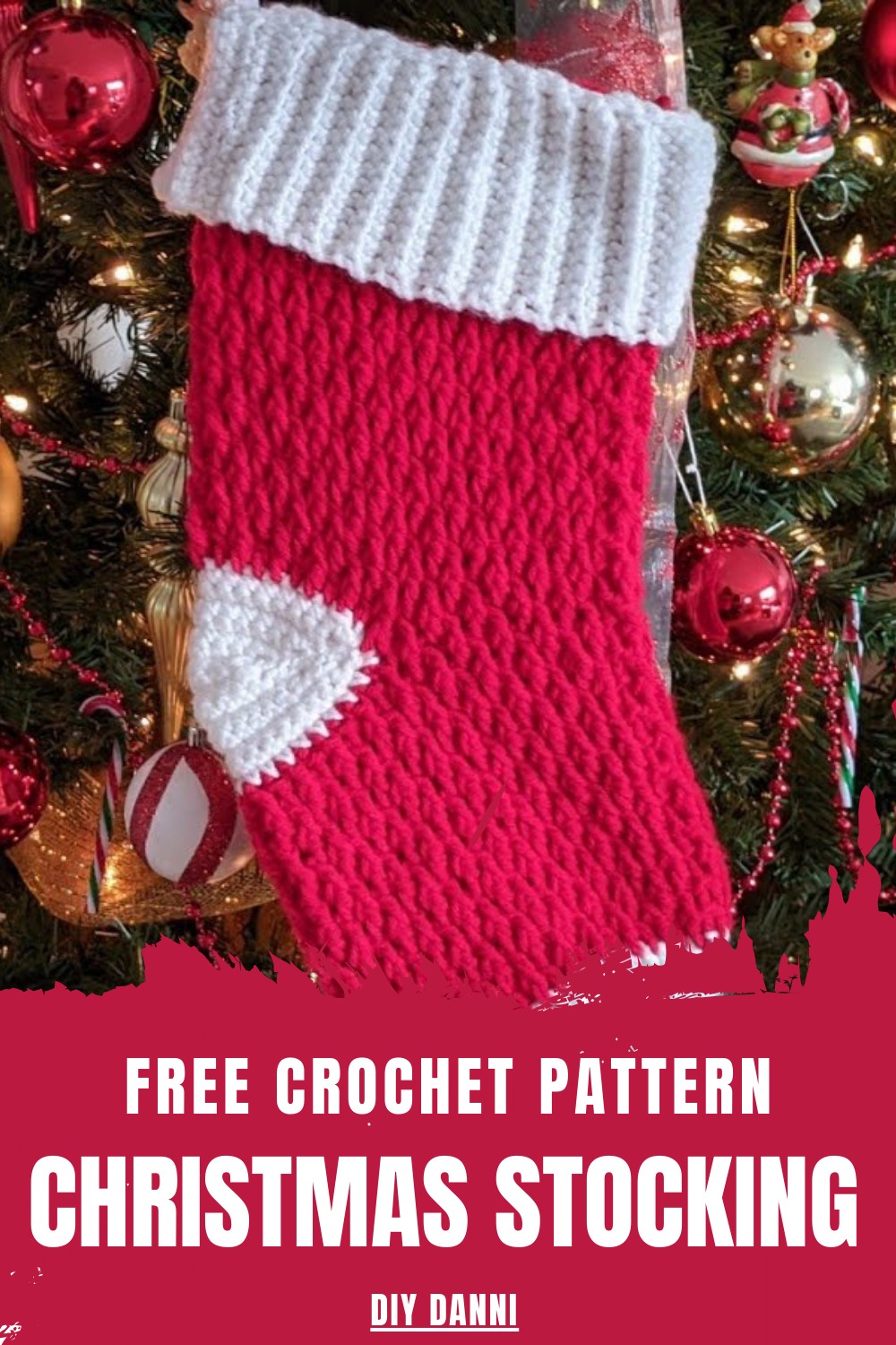How To Crochet Christmas Stocking