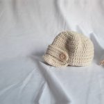 Crochet Baby Newsboy Cap