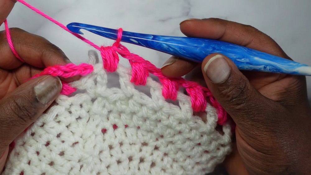 Crochet Puff Beanie Hat