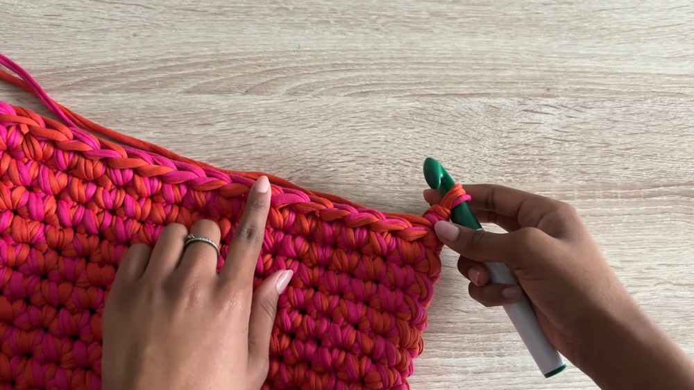 Crochet Chunky Tote Bag