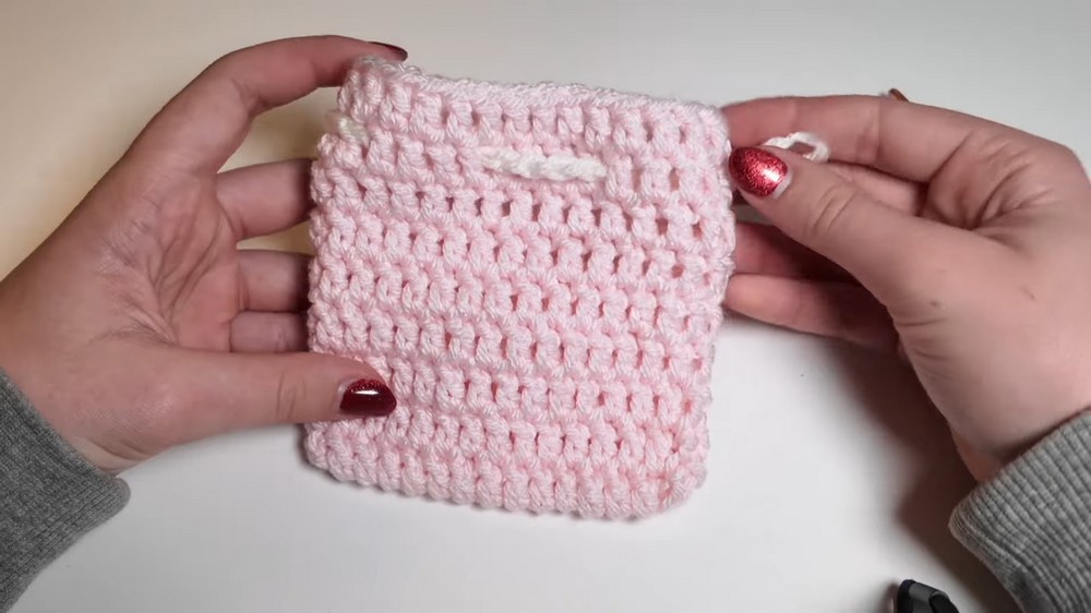 Crochet Drawstring Pouch