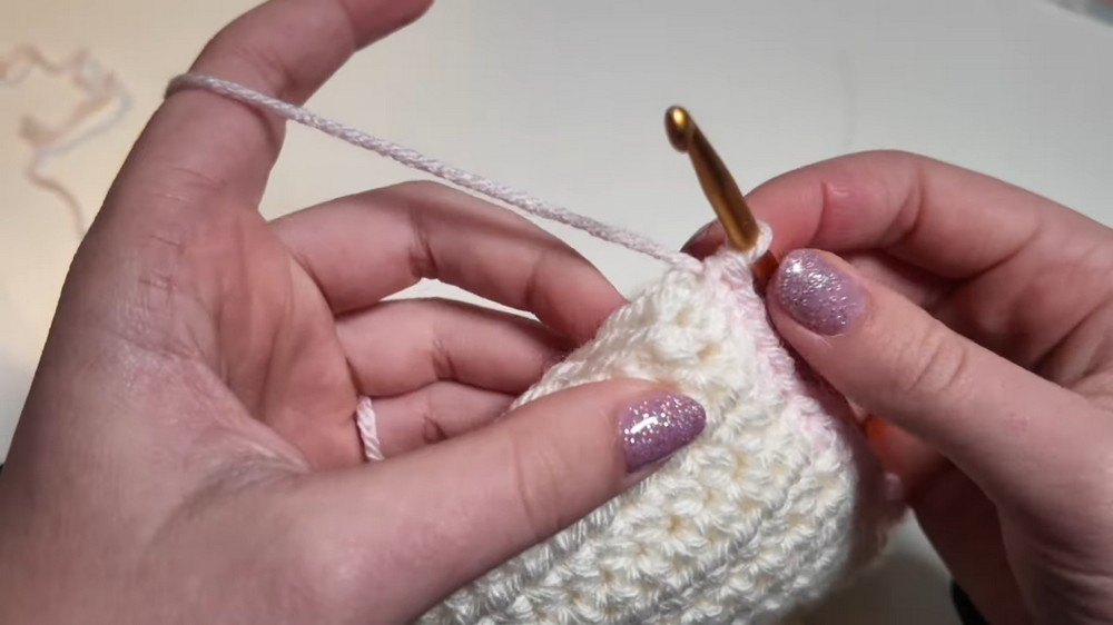 Crochet Pencil Case Bow