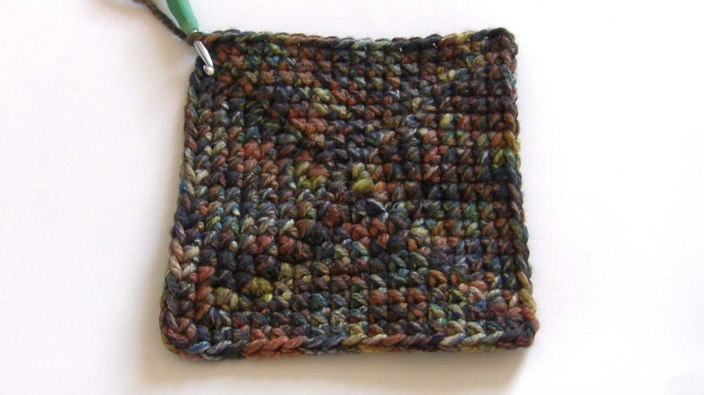 Crochet Ripple Yarn Bag