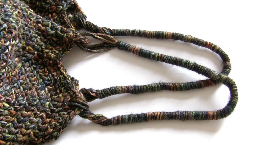 Crochet Ripple Yarn Bag