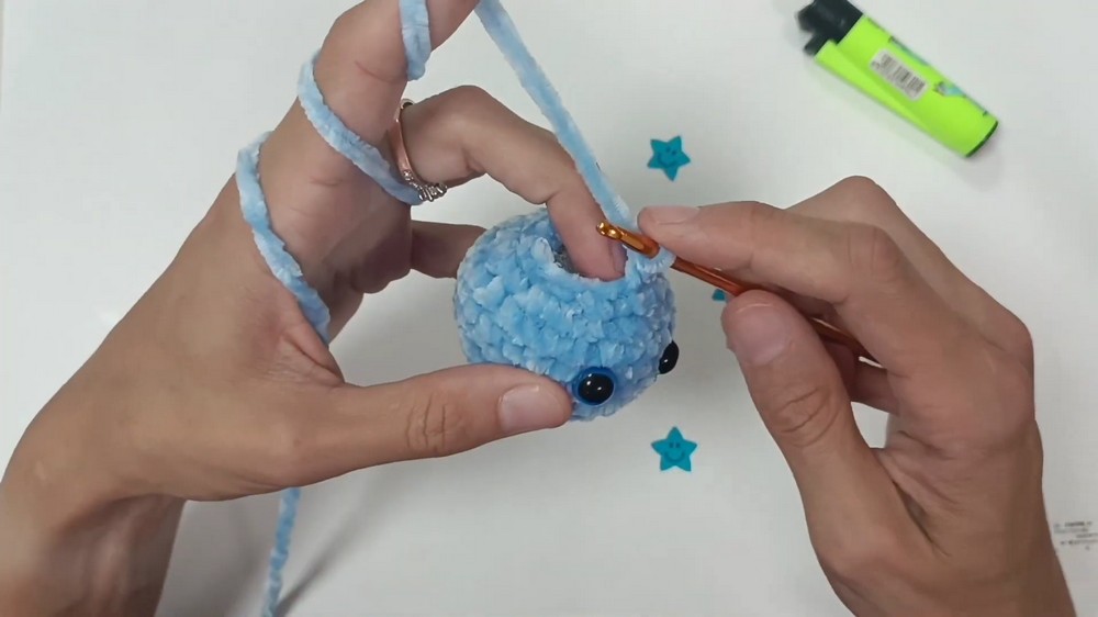 Crochet Plush Baby Octopus