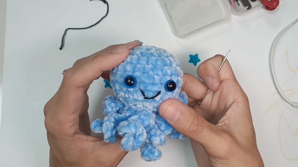Crochet Plush Baby Octopus