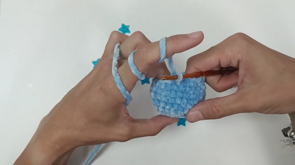 Crochet Plush Baby Octopus
