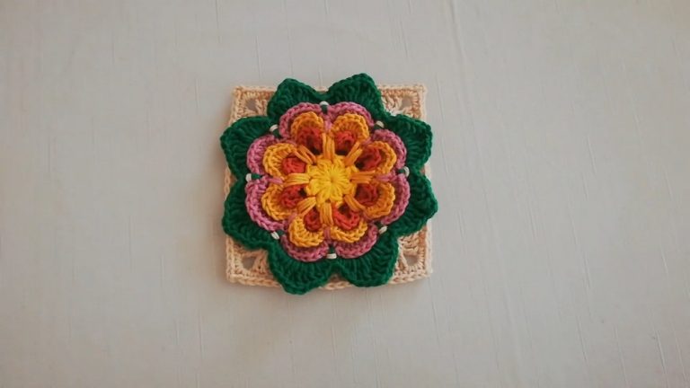 How to Crochet Floral Motif Pattern for Unique Decorations
