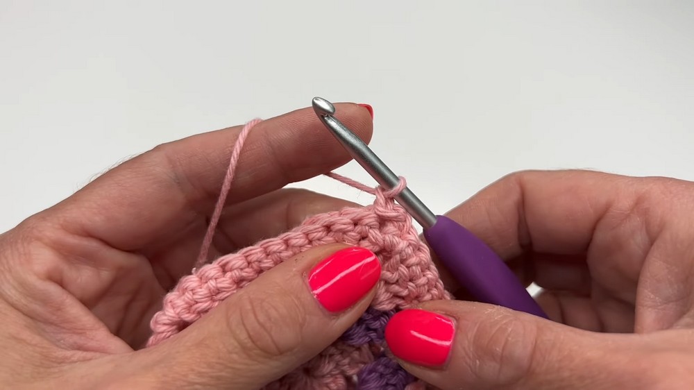 Crochet Mini Granny Pouch