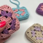 Crochet Mini Granny Pouch