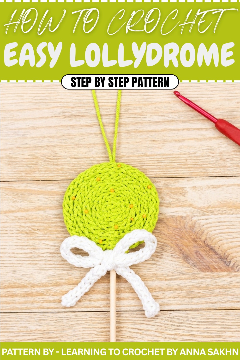 LOLLYDROME crocheted from leftover yarn