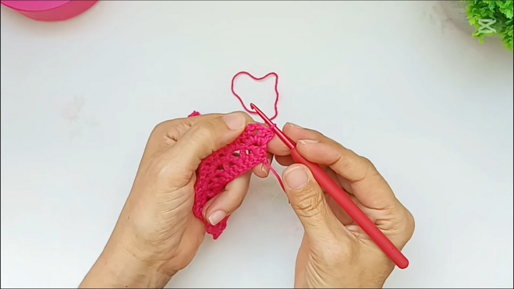 Crochet Mini Flower Pot