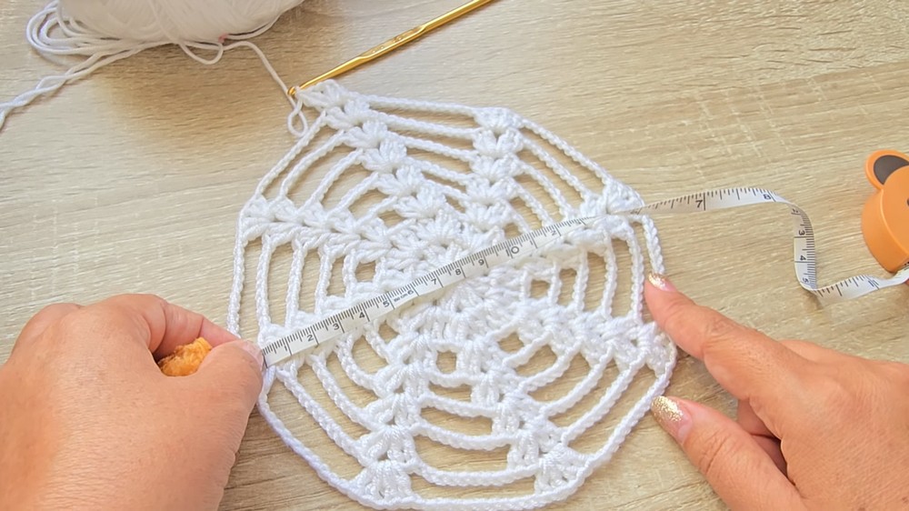 Crochet Mesh Beanie Hat