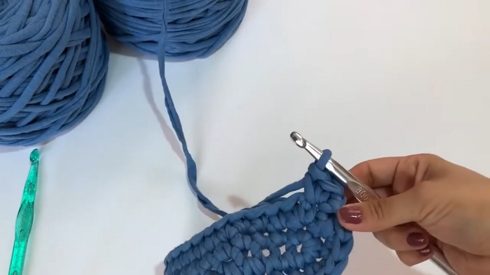 Crochet T-shirt Yarn Backpack
