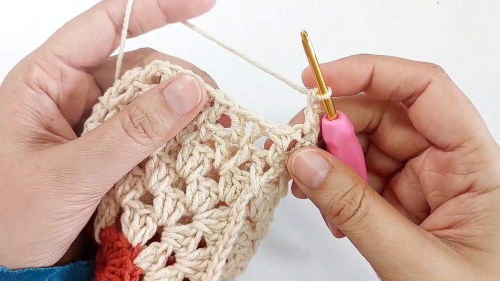 Crochet Heart Granny Pouch