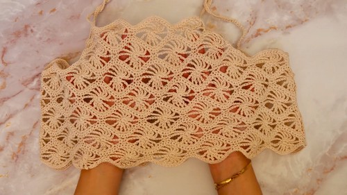Quick Crochet Summer Top Pattern 7