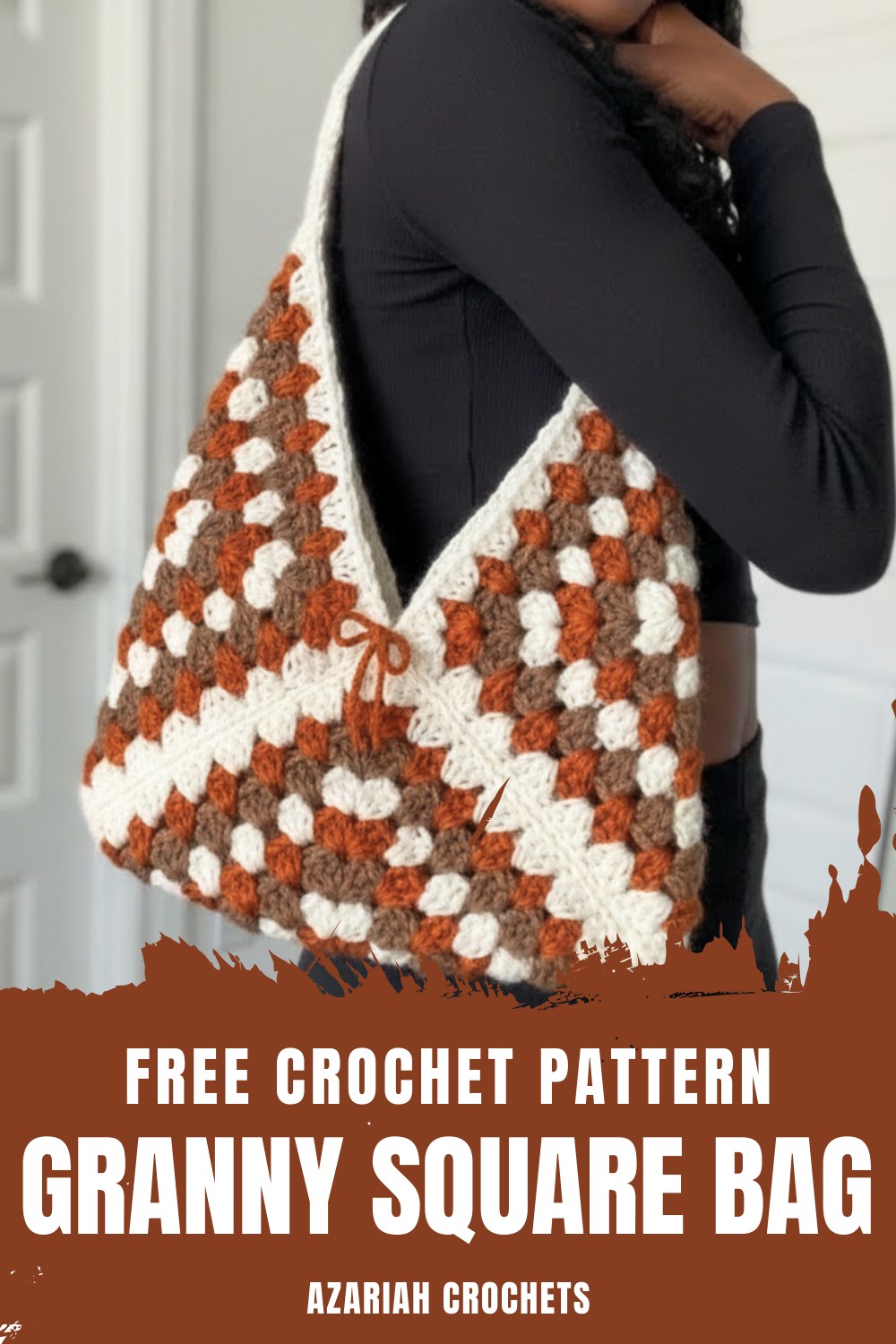 Simple Crochet Granny Square Bag Tutorial
