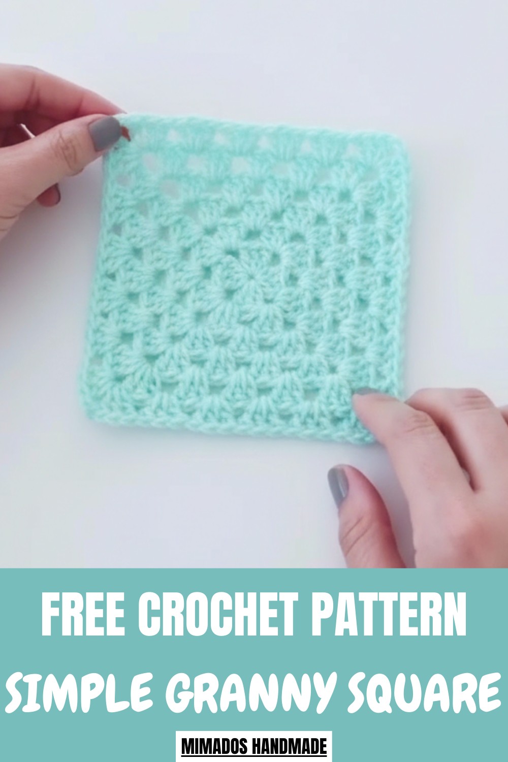 Simple Crochet Granny Square Pattern