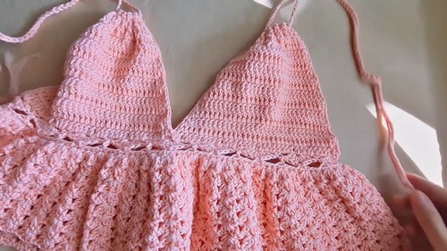 Simple Crochet Peplum Top Pattern 8
