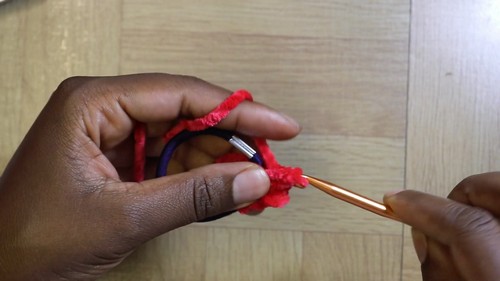 Simple Crochet Scrunchie Pattern 2