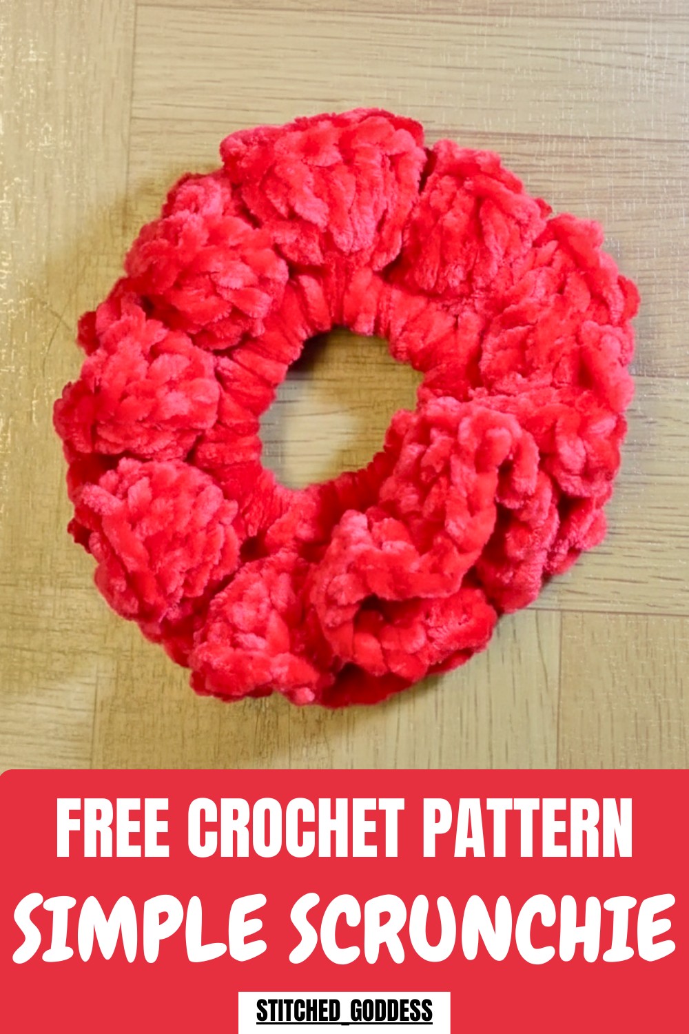 Simple Crochet Scrunchie Pattern