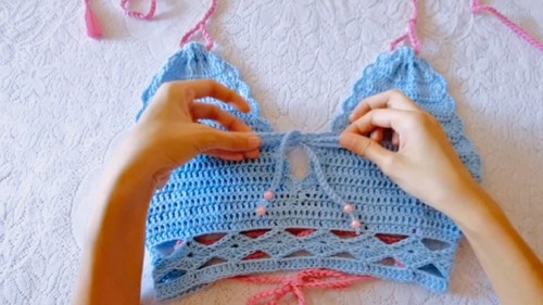 Simple Crochet Summer Top Pattern 8