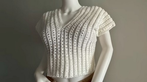 Simple Crochet Top Pattern 8