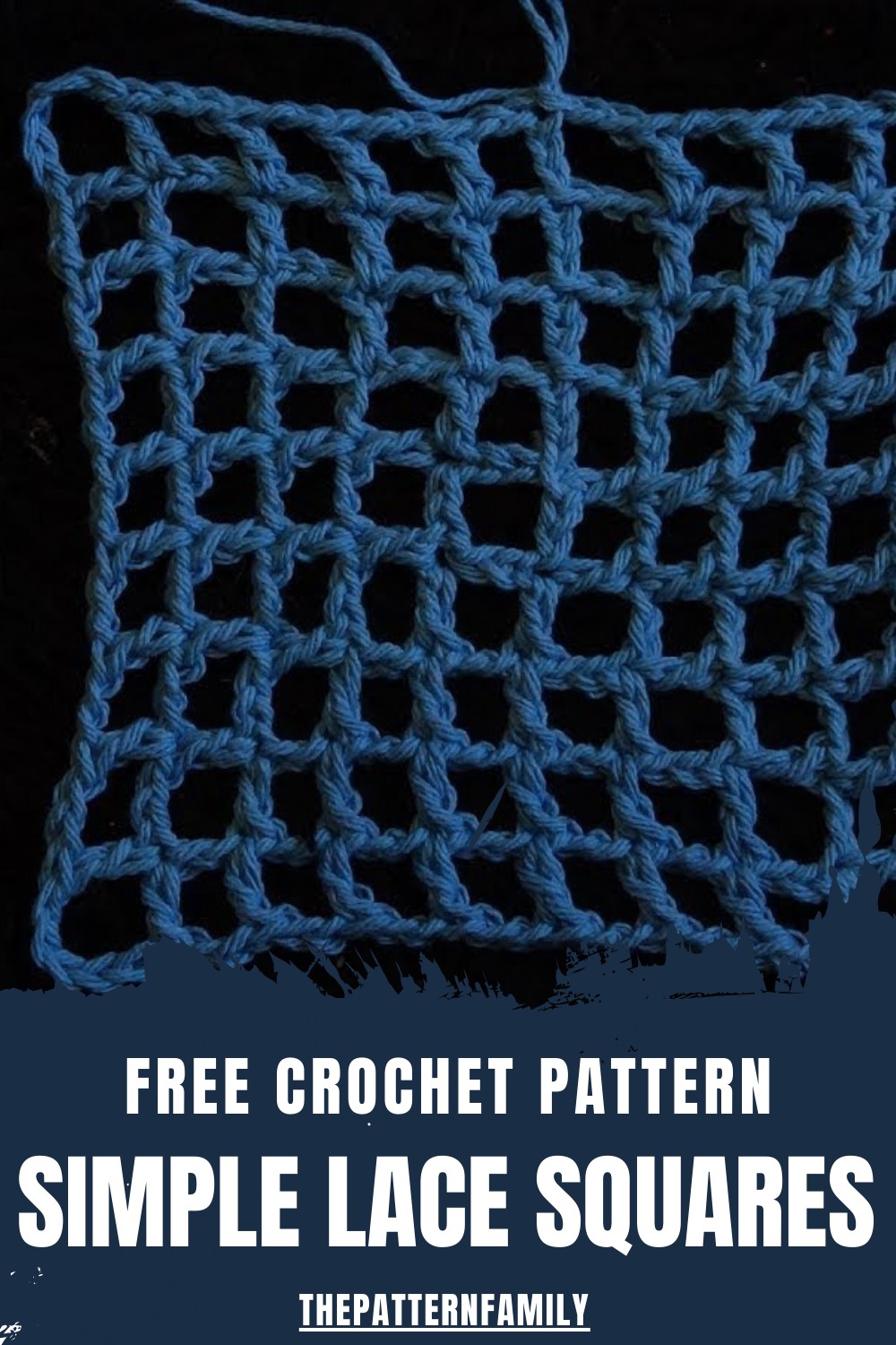 Simple Lace Squares Pattern