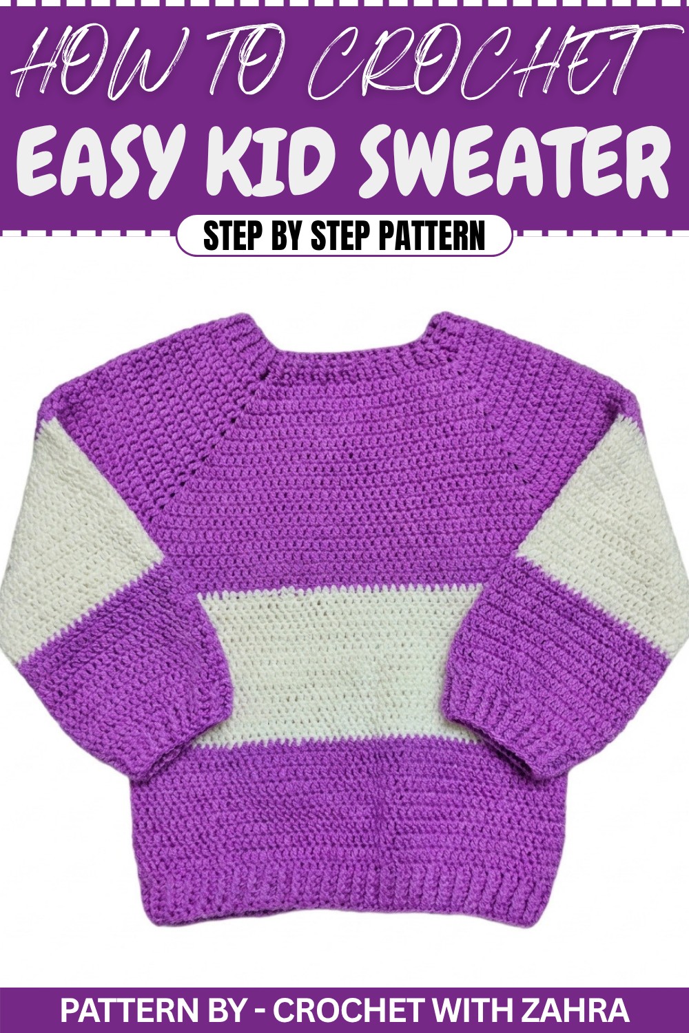 Snuggly Crochet Kid Sweater Pattern for cold mornings