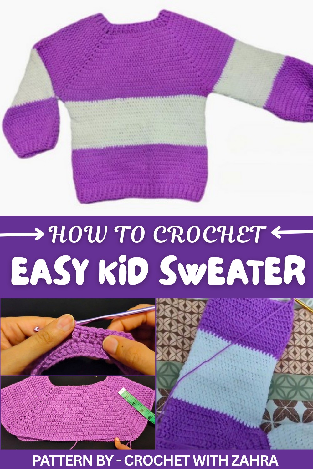 Snuggly Crochet Kid Sweater Pattern for cold mornings (1)