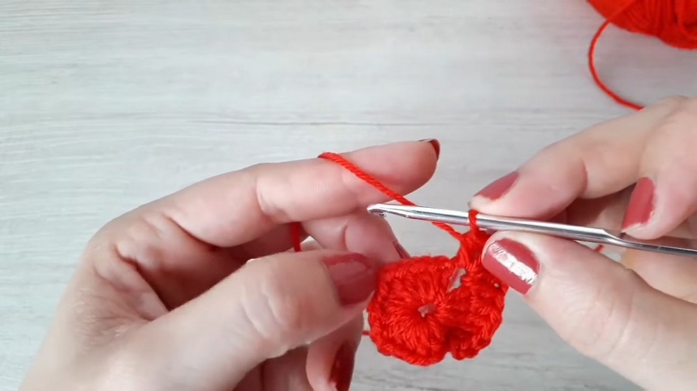 Crochet Heart Bucket Hat
