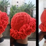Crochet Ruffle Hat