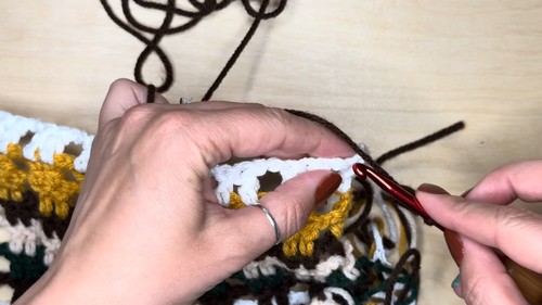 Striped Crochet Cardigan Pattern 6