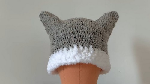 Super Crochet Cat Hat Pattern 8