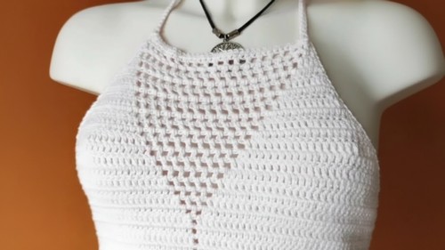 Super Crochet Crop Top Pattern 8