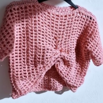 Super Crochet Mesh Top Pattern 10