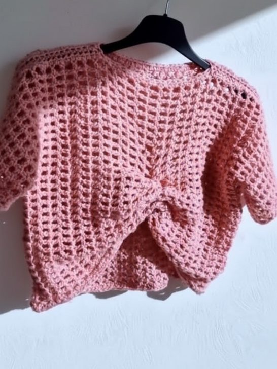 Super Crochet Mesh Top Pattern 10