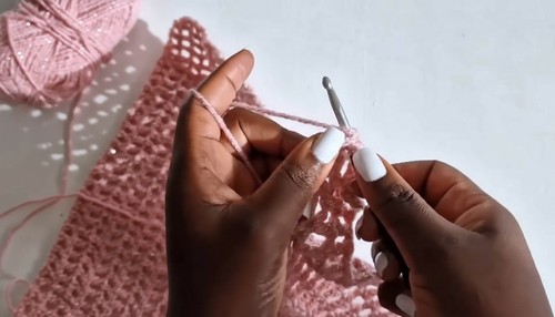 Super Crochet Mesh Top Pattern 5