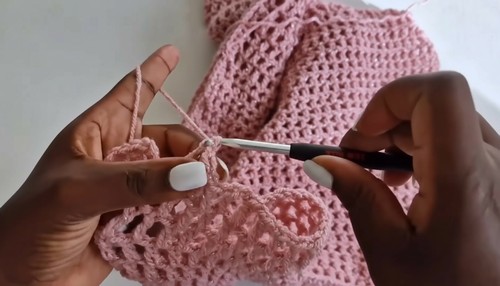 Super Crochet Mesh Top Pattern 8