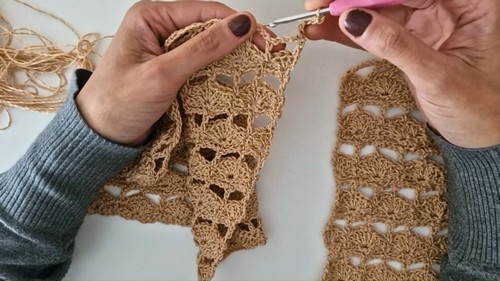 Super Crochet Open Vest Pattern 5