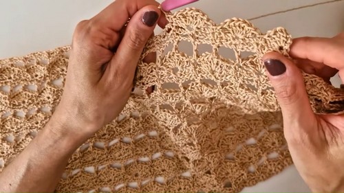 Super Crochet Open Vest Pattern 6