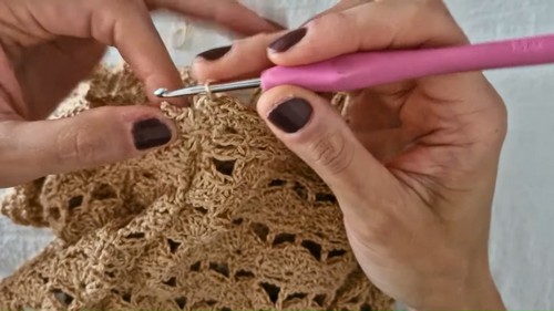 Super Crochet Open Vest Pattern 7